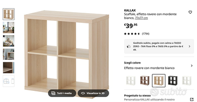 IKEA KALLAX – Scaffale modulare con cassetti