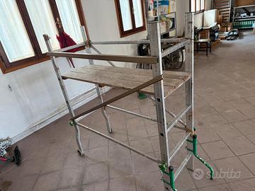 Trabattello Facal in alluminio con ruote