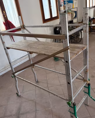 Trabattello Facal in alluminio con ruote