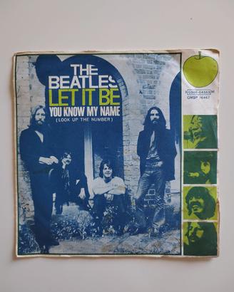 45 giri - THE BEATLES - "Let It Be", 1970