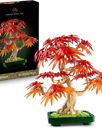 LEGO Botanicals Bonsai di Acero Rosso Giapponese -