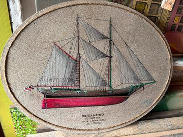 Pittura a smalto brigantino