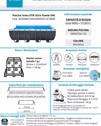 piscina INTEX 549x274x132