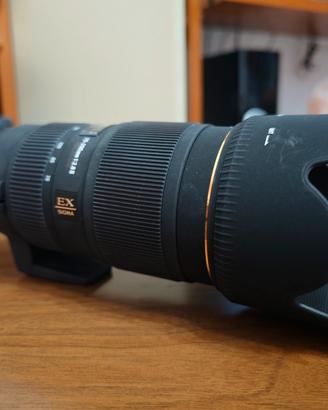 Sigma 70-200 mm f/2.8 II  EX DG  Attacco Nikon F