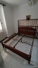 letto matrimoniale in legno massello