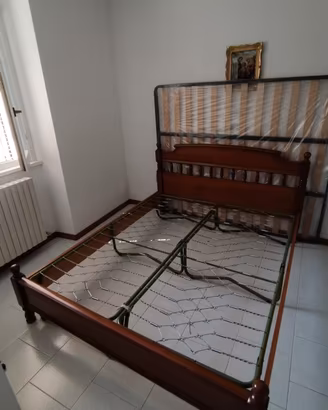 letto matrimoniale in legno massello
