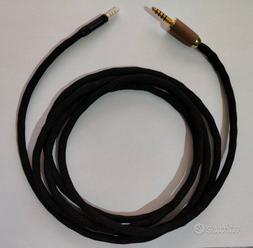 Cavo cuffie Sennheiser HD560S placcato argento  			