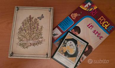 Pressa fiori+ libro + kit x biglietti auguri