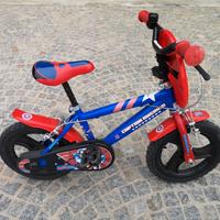 Bicicletta Captain America 14" praticamente nuova