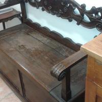 Cassapanca con schienale