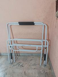 Doppia barra di protezione letto per adulti 