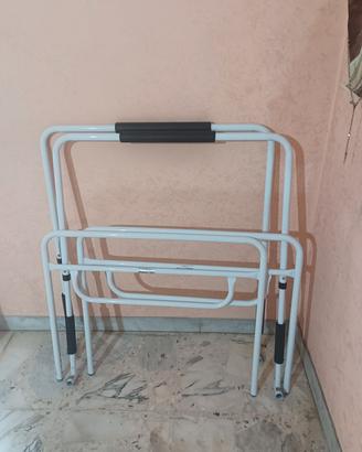 Doppia barra di protezione letto per adulti 