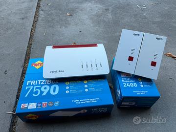Modem fritzbox 7590+n.2 repeater 2400