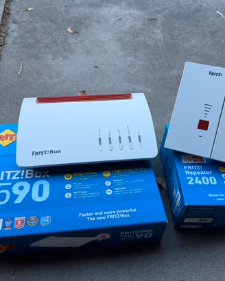 Modem fritzbox 7590+n.2 repeater 2400