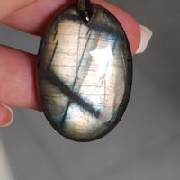 Ciondolo Labradorite Grigio Blu