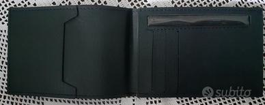 Portafoglio uomo con porta carte e porta assegni N