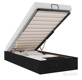 Letto contenitore IKEA con rete ribaltabile