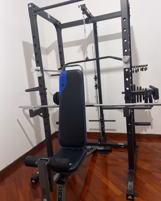🏋️♂️ Palestra completa casa – Rack Adidas