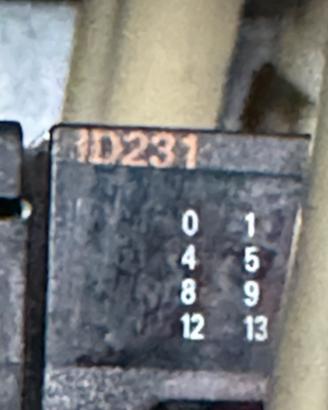 Scheda ingressi omron id 231