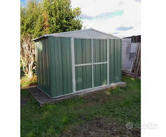 Box giardino lamiera zincata 327x155cm verde