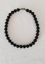 collana perle nere