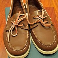 Sebago Docksides - pelle, marroni,  43,5