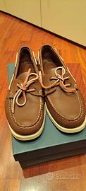 Sebago Docksides - pelle, marroni,  43,5