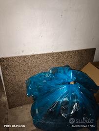 Ripiano in granito rosa possino 150cm X 80cm X 4cm