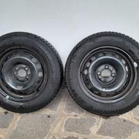 4 ruote invernali 165 70 R14 Michelin
