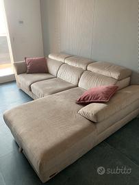 Divano con penisola