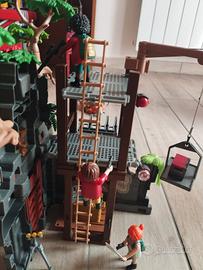 playmobil tempio nascosto con Trex