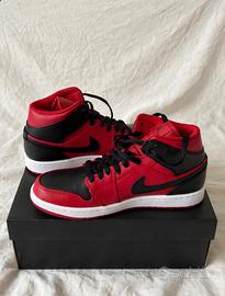 Air Jordan 1 Mid "Reverse Bred" originali-NUOVE