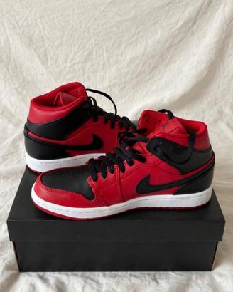 Air Jordan 1 Mid "Reverse Bred" originali-NUOVE