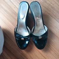 Scarpe zeppa  ( vera pelle)