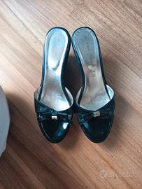 Scarpe zeppa  ( vera pelle)