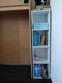 scaffale multiuso bianco