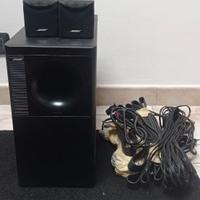 Woofer acoustimass e 4 satelliti bose