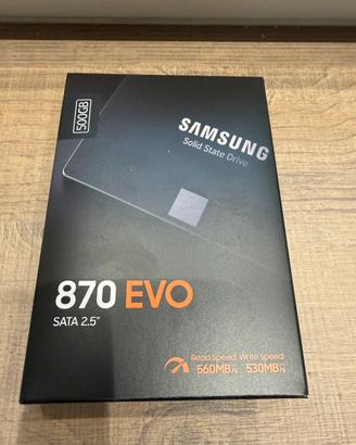 SSD Samsung 870 Evo 2,5” 500gb