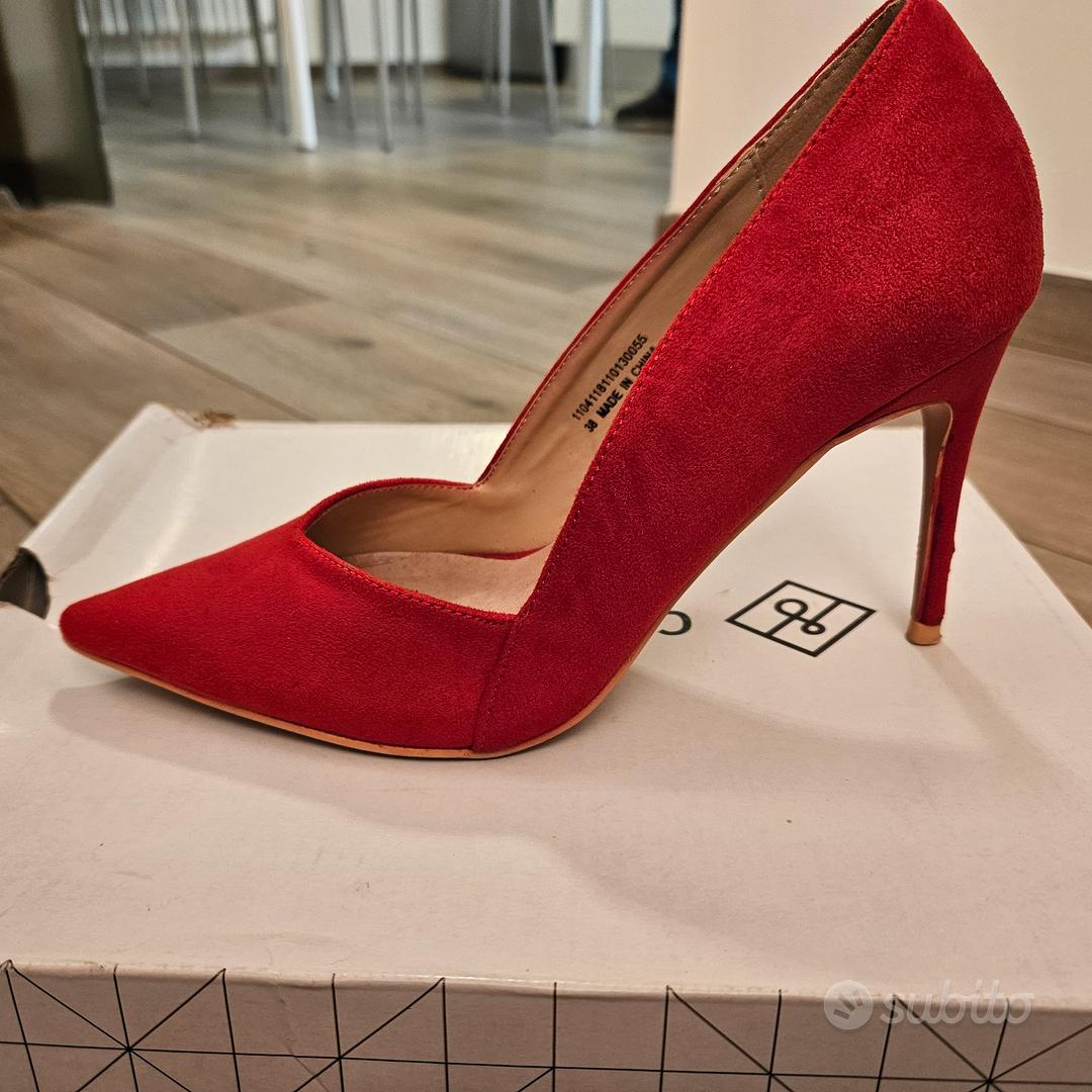 Décolleté Eleganti Donna Con Tacco A Spillo 8 Cm – Punta In Pelle Scamosciata E Cinturino Elastico Alla Caviglia, Perfette Per Ogni Occasione