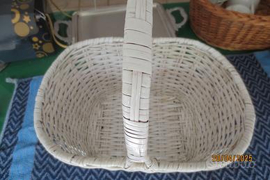 Cesta natalizia cestino vimini