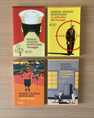 Libri Manuel Vazquez Montalban serie Pepe Carvalho
