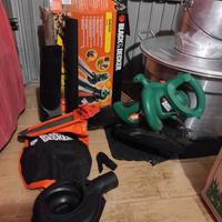 Soffiatore aspiratore trituratore foglie Black & D