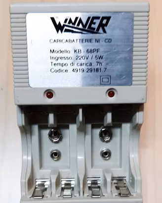 Carica batterie NI-CD e NI-MH