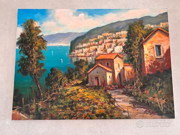 Quadro olio su tela - Raffaele Pisani - 70×50 cm