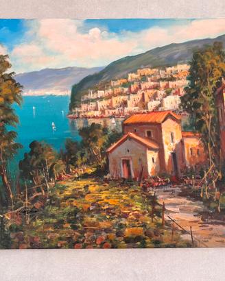 Quadro olio su tela - Raffaele Pisani - 70×50 cm