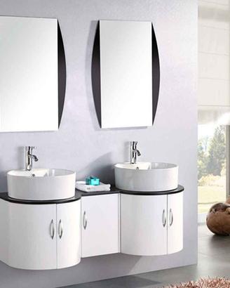 Mobile Bagno Doppio Lavabo 138 cm Tiger