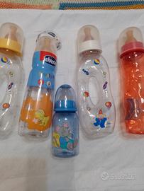 biberon usati e nuovi