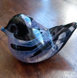 Uccellino" Isle Sculptured Glass " vetro sommerso 