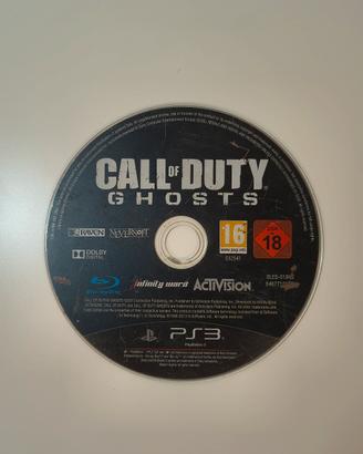 call of duty ghosts PS3 playstation 3