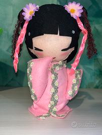 Haruko, Geisha 🇯🇵 bambolina fatta a mano